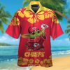 Kansas City Chiefs Baby Yoda Short Sleeve Button Up Tropical Hawaiian Shirt