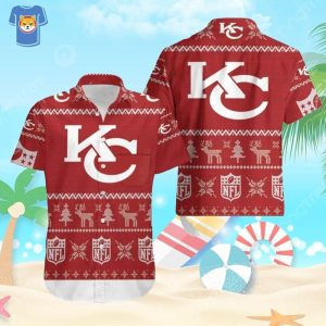 Kansas City Chiefs Hawaiian Shirt Christmas Gift For Beach Lovers