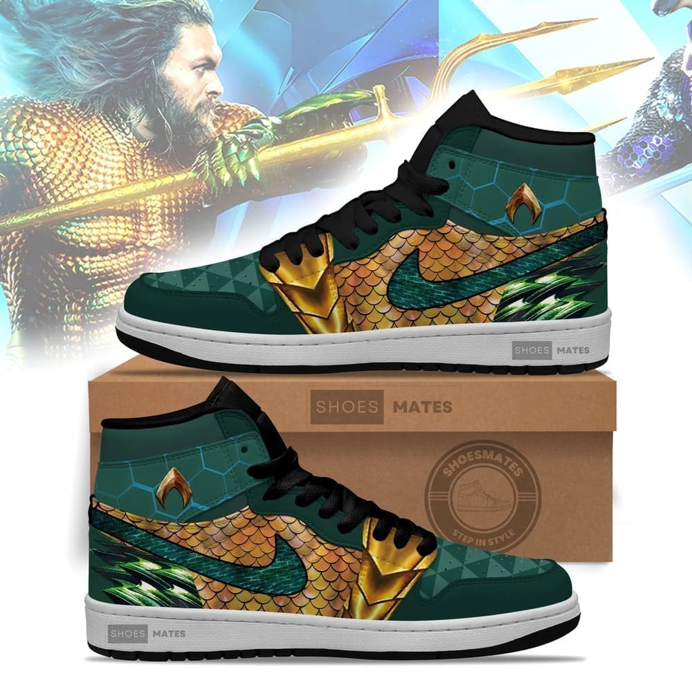 Kirklynnagency Aquaman AJ1 High Sneakers Shoes For Men And Women (1)