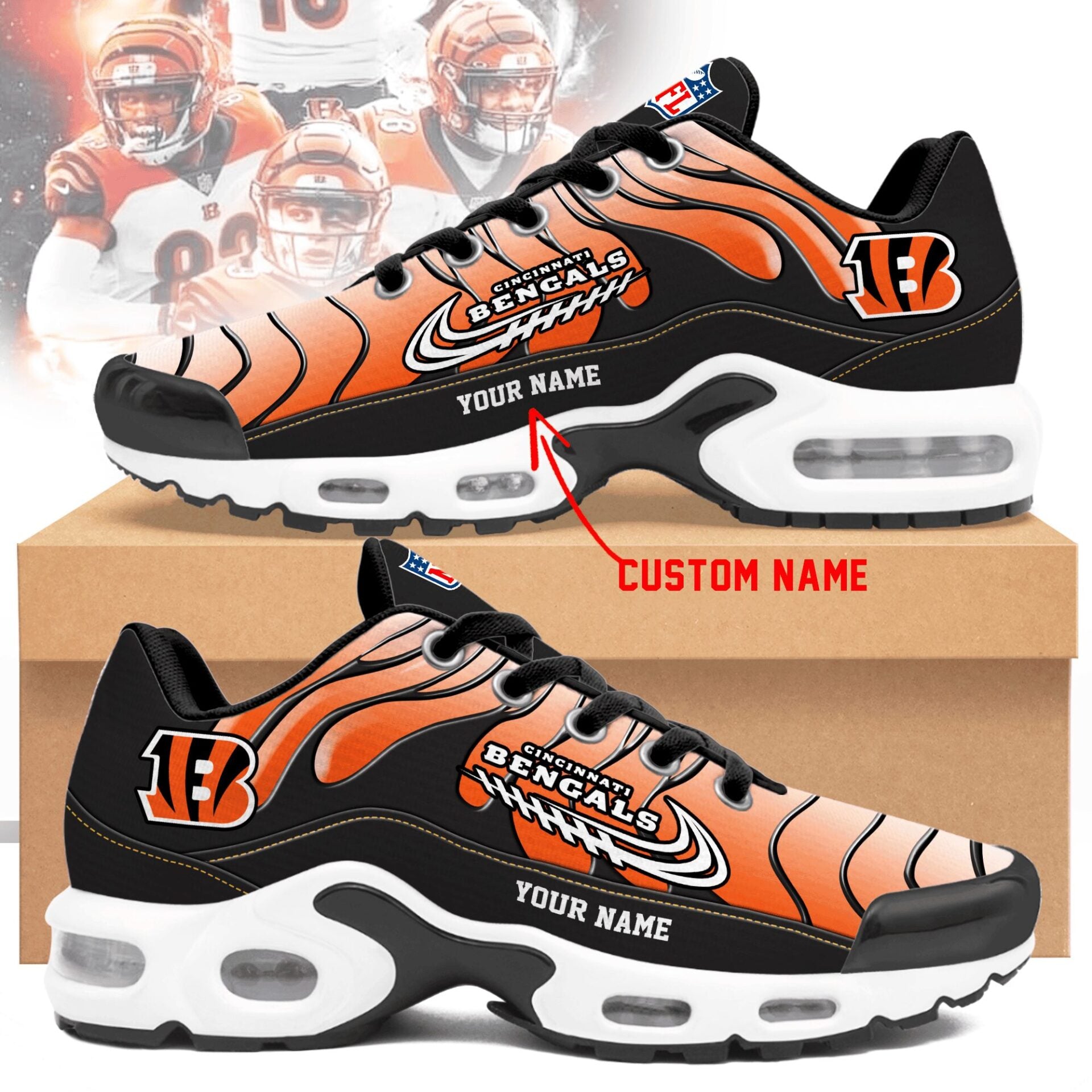 Kirklynnagency Cincinnati Bengals TN Shoes Sneakers For Men And Women (2)