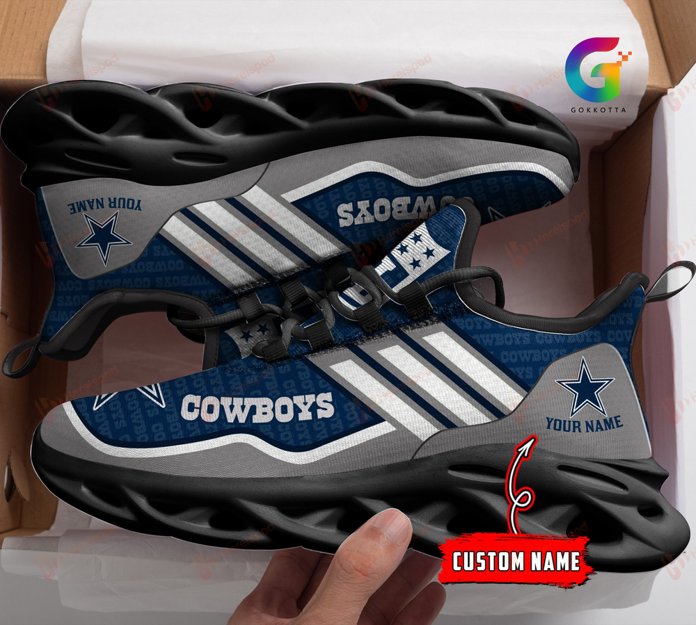 Kirklynnagency Dallas Cowboys Max Soul Shoes Sneakers For Men And Women 238 (1)