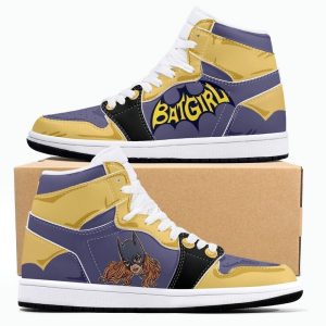 Kirklynnagency DC Batgirl AJ1 High Sneakers Shoes For Men And Women (1)