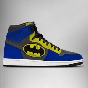 Kirklynnagency DC Batman AJ1 High Sneakers Shoes For Men And Women (1)