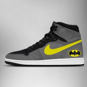 Kirklynnagency DC Batman & Robin AJ1 High Sneakers Shoes For Men And Women (2)
