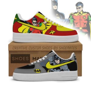 Kirklynnagency DC Batman Vs Robin Air Low-Top Sneakers Shoes For Men And Women 1 (1)