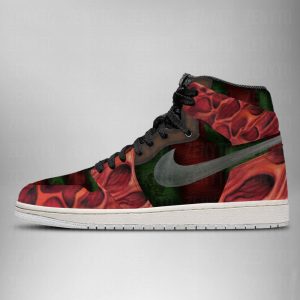 Kirklynnagency Freddy Krueger Halloween AJ1 High Sneakers Shoes For Men And Women (1)