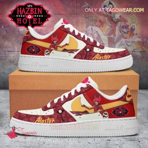 Kirklynnagency Hazbin Hotel Alastor Character Air Low-Top Sneakers Shoes For Men And Women 1 (1)