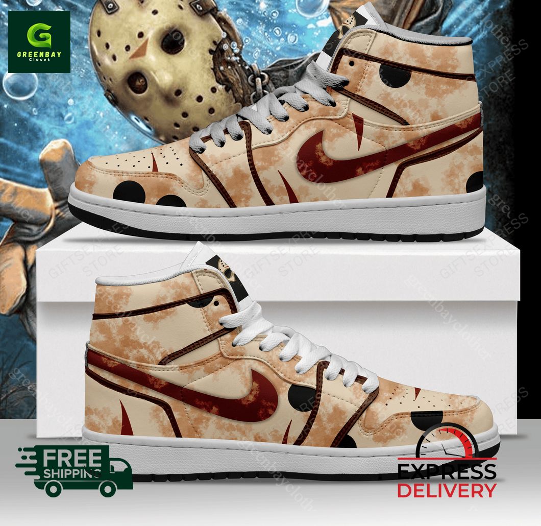 Kirklynnagency Jason Voorhees AJ1 High Sneakers Shoes For Men And Women (1)
