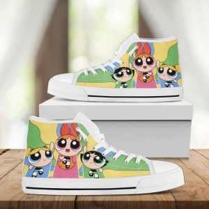 Kirklynnagency Las Supernenas AJ1 High Sneakers Shoes For Men And Women (1)