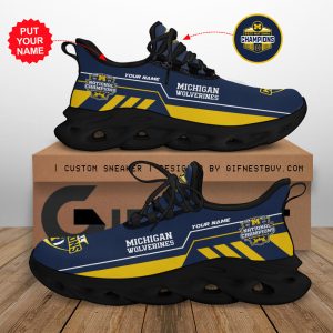 Kirklynnagency Michigan Wolverines Max Soul Shoes Sneakers For Men And Women 6 (1)