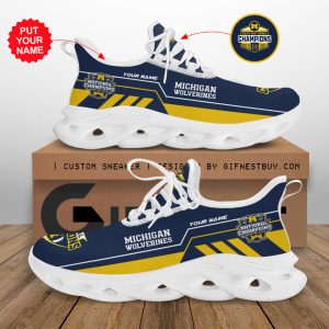 Kirklynnagency Michigan Wolverines Max Soul Shoes Sneakers For Men And Women 6 (2)