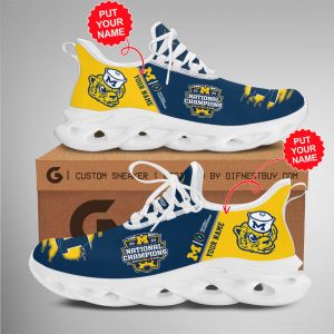 Kirklynnagency Michigan Wolverines Max Soul Shoes Sneakers For Men And Women 7 (2)