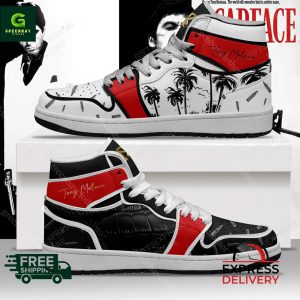 Kirklynnagency Scarface AJ1 High Sneakers Shoes For Men And Women (1)