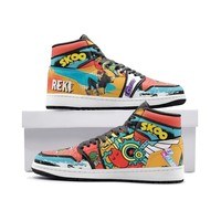 Kirklynnagency SK8 AJ1 High Sneakers Shoes For Men And Women (1)