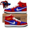Kirklynnagency Spiderman Marvel AJ1 High Sneakers Shoes For Men And Women (1)
