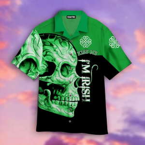 Kiss Me Im Irish St.Patrick Day Hawaiian Shirt For