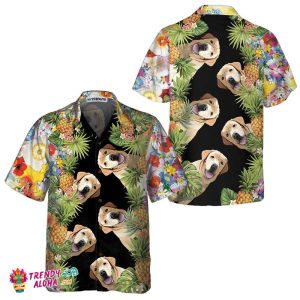 Labrador Retriever KLA Hawaiian Shirt, Funny Yellow Labrador Shirt For Men & Women