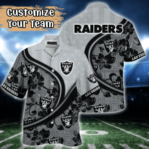 Las Vegas Raiders NFL Us Flag Hawaiian Shirt Custom Summer KLA Shirt