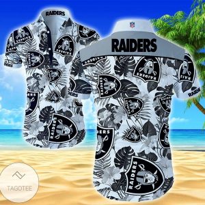 Las Vegas Raiders Striding Strong on Men’s Hawaiian Shirt