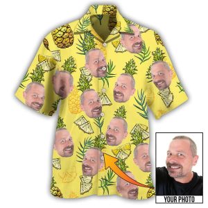 Laugh Out Loud: Hawaiian Shirt with Custom Photo in Funny Style