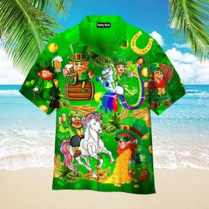 Lepricorn Leprechaun Unicorn Beer Hawaiian Shirts
