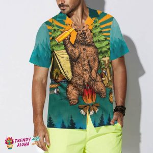 Life Is Better With Beer And A Campfire Hawaiian Shirt