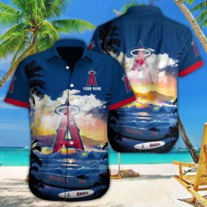 Los Angeles Angels Custom Name Printed KLA Shirt