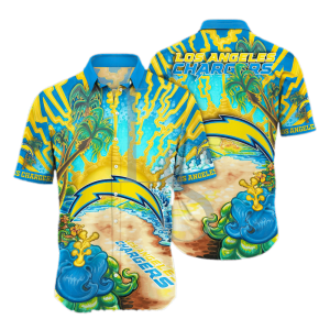 Los Angeles Chargers KLA Island Unisex Hawaiian Shirt