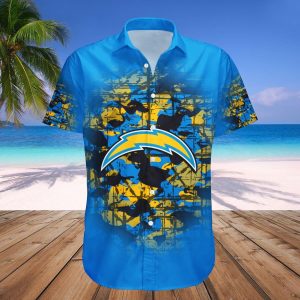 Los Angeles Chargers Hawaii Shirt Camouflage Vintage – NFL