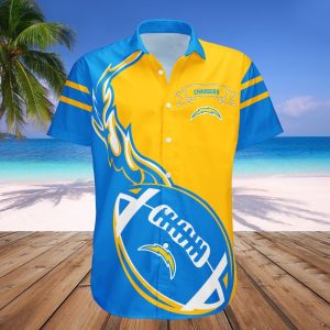 Los Angeles Chargers Hawaii Shirt Flame Ball – NFL