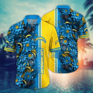 Los Angeles Chargers NFL Hawaiian Shirt Custom Summertime KLA Shirt