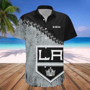Los Angeles Kings Hawaii Shirt Grunge Polynesian Tattoo – NHL