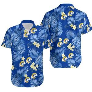 Los Angeles Rams NFL Gift For Fan Hawaii Shirt And Shorts Summer Collection