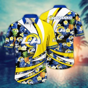 Los Angeles Rams NFL Hawaiian Shirt Sun-Soaked KLA Shirt