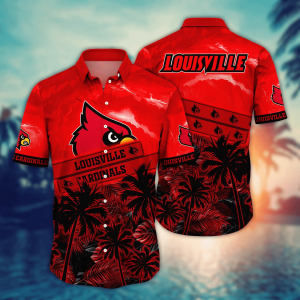Louisville Cardinals NCAA Hawaiian Shirt Coastal KLA Shirt