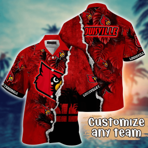 Louisville Cardinals NCAA Hawaiian Shirt Custom Flip Flops KLA Shirt