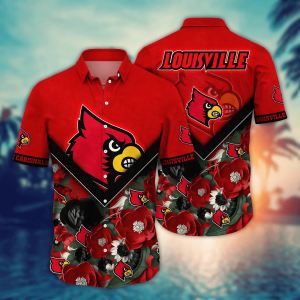 Louisville Cardinals NCAA Hawaiian Shirt Custom Summer Camps KLA Shirt