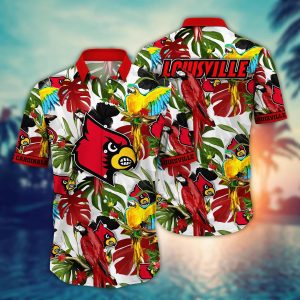 Louisville Cardinals NCAA Hawaiian Shirt Outdoor Moviestime KLA Shirt