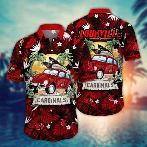 Louisville Cardinals NCAA Hawaiian Shirt Tanningtime KLA Shirt