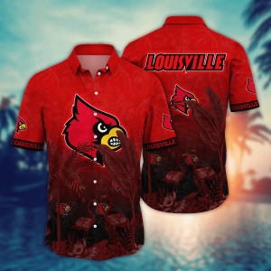 Louisville Cardinals NCAA Hawaiian Shirt Traveltime KLA Shirt