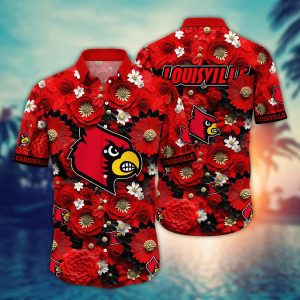 Louisville Cardinals NCAA Hawaiian Shirt Trending For This Summer Customize Shirt Any Team