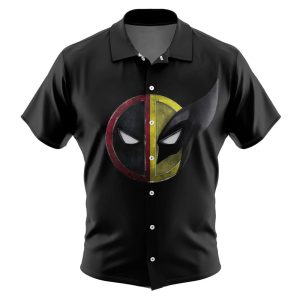 Marvels Deadpool And Wolverine Stylish Casual Comfortable Vacation Wear Deadpool Hawaiian Shirt