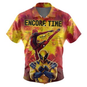 Marvels Deadpool And Wolverine Stylish Comfortable Casual Wear Deadpool Hawaiian Shirt