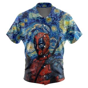 Marvels Deadpool Graphic Design Comfortable Casual Vacation Wear Deadpool Hawaiian Shirt