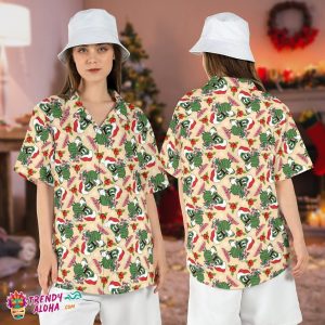 Merry Christmas Pickle Lover Funny Santa Xmas Hawaiian Shirt Top