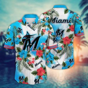 Miami Marlins MLB Hawaiian Shirt Summer Campstime KLA Shirt