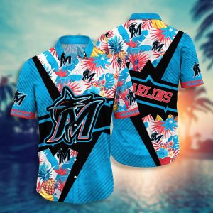 Miami Marlins MLB Hawaiian Shirt Summertime KLA Shirt