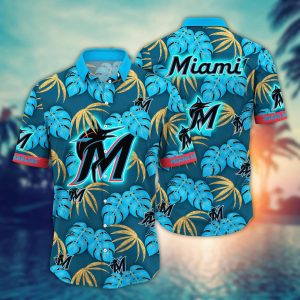 Miami Marlins MLB Hawaiian Shirt Sunrise KLA Shirt