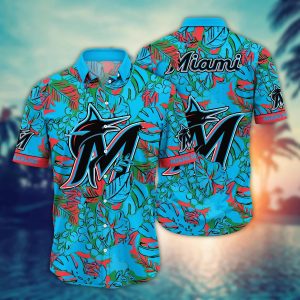 Miami Marlins MLB Hawaiian Shirt Warm Breezes KLA Shirt