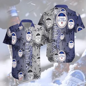 Michelob Ultra Inspired Tropical Hawaiian Shirt